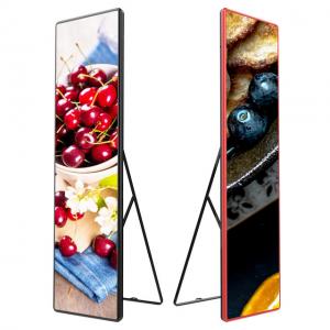 China P2.5 P3 280W 2500cd/㎡ SMD1515 Floor Standing LED Poster supplier