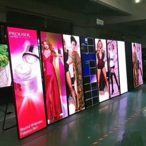 China Ultra Slim Advertising P2.5 P3 Free Standing Poster Display supplier