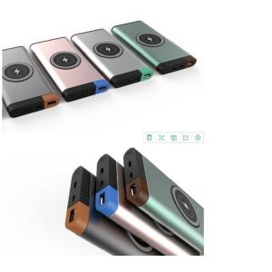 China Portable QI Wireless Fast Charging Power Bank For IPhone And Android Cellphone wholesale