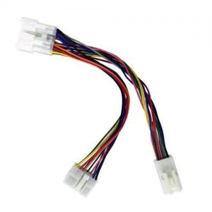 Customized Orange PVC Tube RS232 4pin DIN to DB9 Mini DIN Cable for Data Transfer
