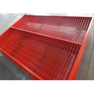 China Canada Standard Powder Coated 6X10 Temporary Mesh Fencing supplier