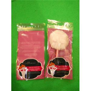 China Pink PP Flat Plastic Ziplock Bags , Sleep Eye Cover Packaging Bags supplier
