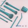 China BSCI Kinlly 10pcs Star Green Design Plastic Makeup Brushes wholesale