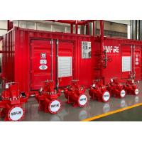 China UL / FM Horizontal Split Case Pump Assembly Skid Mounted Fire Pump Package on sale