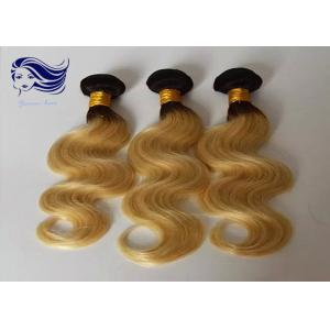 Blonde Ombre Color Hair Unprocessed Double Drawn Hair Deep Wave