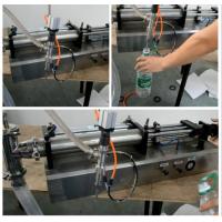 China Energy Saving Semi Automatic Bottling Machine / Semi Automatic Bottle Filler on sale