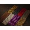 Colorful Decorative metal mesh drapery , Aluminum wire Chain Link Mesh Curtain