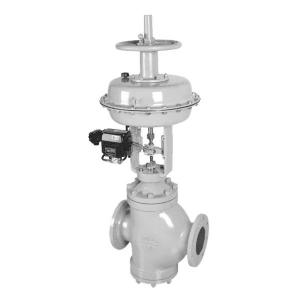 China Pneumatic Double Seated Control Valve 3 Way For Liquid Gas Steam supplier