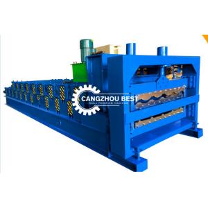 China Glazed Metal Tile GI Roofing Sheet Roll Forming Machine 20m/Min supplier