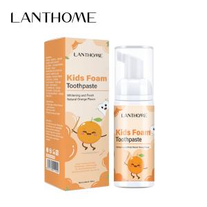Orange Flavor Children Teeth Cleaning Mousse Mouth Foaming 50ml