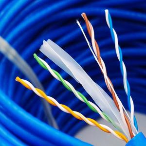 Cat6 UTP Lan Cable Outdoor 23AWG 0.57mm Solid Copper HDPE