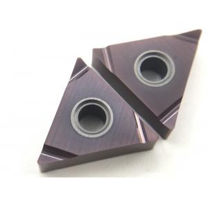 China TNGG160404L Tungsten Carbide Inserts , Turning Tool Inserts For High Surface Scene supplier