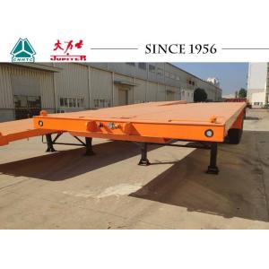 20FT To 45FT Spring Suspension Flatbed Trailer Loose Cargo Transport
