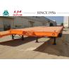 40 FT 3 Axle Flat Deck Utility Trailer Steel Frame With Airbag Suspension