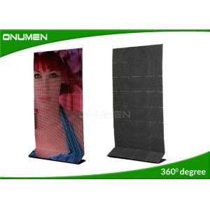 IP43  Rental LED Screen For Stage , Flexible And Foldable  Black P6 LED Module Screen Video