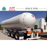 China 58.1 Cbm 3 Axles LPG Tank Trailer , LPG Gas Tanker Truck ASME Standard on sale