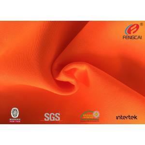 High Visibility Fabric By The Yard , Polyester Fluorescent Fabric Passed EN20471