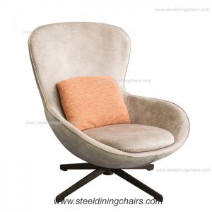 Fabric Covers Swivel Lounge Chair