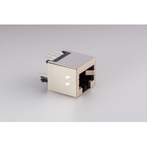 PHC Single Port  Low Profile Rj45 Connector 8P8C Gold Plated G / F