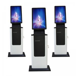 China 32 Inch Self Service Touch Screen Ticket Vending Kiosk With Cash Coin Printer supplier