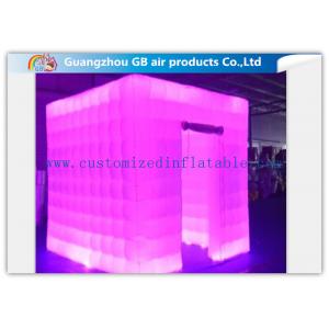Multicolor Led Inflatable Photo Booth Enclosure / Inflatable Photo Studio for Club