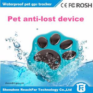 China cheap mini long distance gps tracker for dogs cats pets with smart rolling LED light supplier