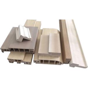 China Hotel Applications Co-Extruded PVC Mouldings for Durable WPC Door Frame supplier