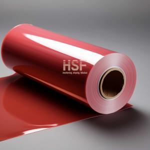 Opaque Red 60uM Polyethylene Film Roll Used To Vapor Barrier Coatings
