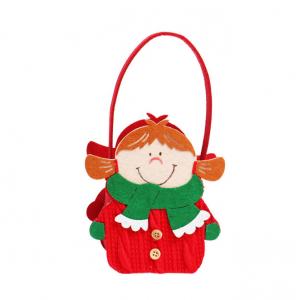 Wool Felt Christmas Gifts Sack Shopping Tote Bag Promotional For Ladies