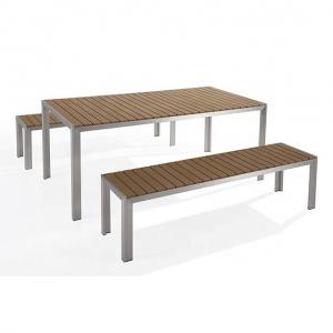 China 79.9L*35.4W*29.5H Inch Patio Picnic Bench Table Set supplier