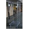 2 Way / 4 Way Enter Metal Storage Cages Roll Container Silver Colored