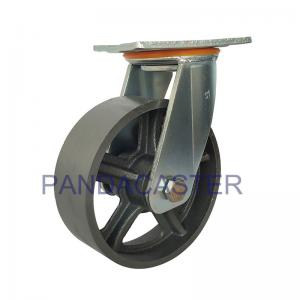 China 6 Inch Heavy Duty Casters 400Kg High Temperature Resistant Cast Iron Swivel Casters supplier