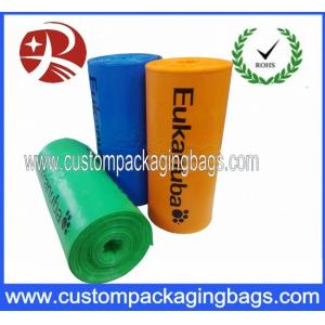China Purple Opaque Dog Poop Bags Recyclable For Environment Protection supplier