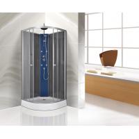 China Simple Structure Curved Shower Stall Aluminum Paint With Shower Holder on sale