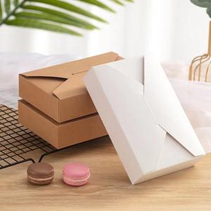 250gsm Food Tea Packaging Kraft Paper Box Matt Lamination food grade brown paper bag