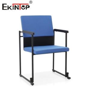 Sponge Cushion And Backrest Blue Training Chair For Studying Lightweight