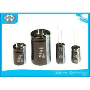 Standard Frequency Electrolytic Radial Capacitor , Black 22000uf 25v Capacitor CD110