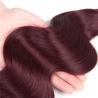 99j Color Burgundy Ombre Hair Weave Extension Body Wave Virgin Hair Bundle No