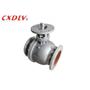 Carbon Steel Trunnion Valve CF8 Two Piece Flanged Casting Ball Valve