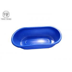 Heavy Duty Oval Shape Poly Tubs Tanks With Flat Bottom Roto Molding Round End Stock