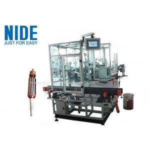 Double Flyer Rotor Windier Armature Coil Winding Machine For Hook Type Commutator