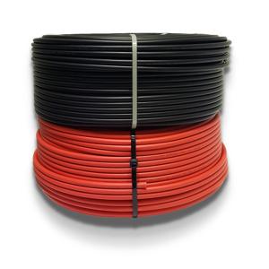 Black / Red Hybrid Solar PV System Cable Solar PV Cable 6mm2 For Solar Panel