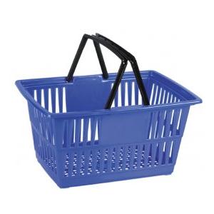 China Metal Hand Held supermarket Shopping Baskets Color options 460×330×230mm wholesale