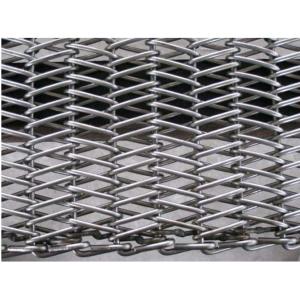 Stainless Steel 304 Wire Conveyor Belts Chain Drive Herringbone Type