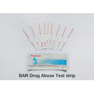 China Drug Abuse Test Kit BAR (Barbiturates) Rapid Diagnostic Test strip , urine drug test, cut-off 300ng/ml supplier