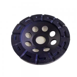 China 180mm Segmented Diamond Cup Wheel 7 Inch Diamond Grinding Wheel For Granite Tile supplier