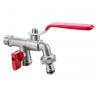China Water Tank Outlet with Brass Tap &amp; 1/2&quot; Twin Faucet Snap Bibcock Valve wholesale