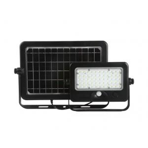 Outdoor Solar Powered Led Flood Lights Waterproof With Motion Sensor Double Side Solar Panel
