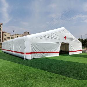 Large Airtight Inflatable Emergency Tent Red Cross Hospital Use