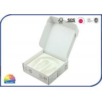 China 4c Print White Blister Tray Corrugated Mailer Box on sale